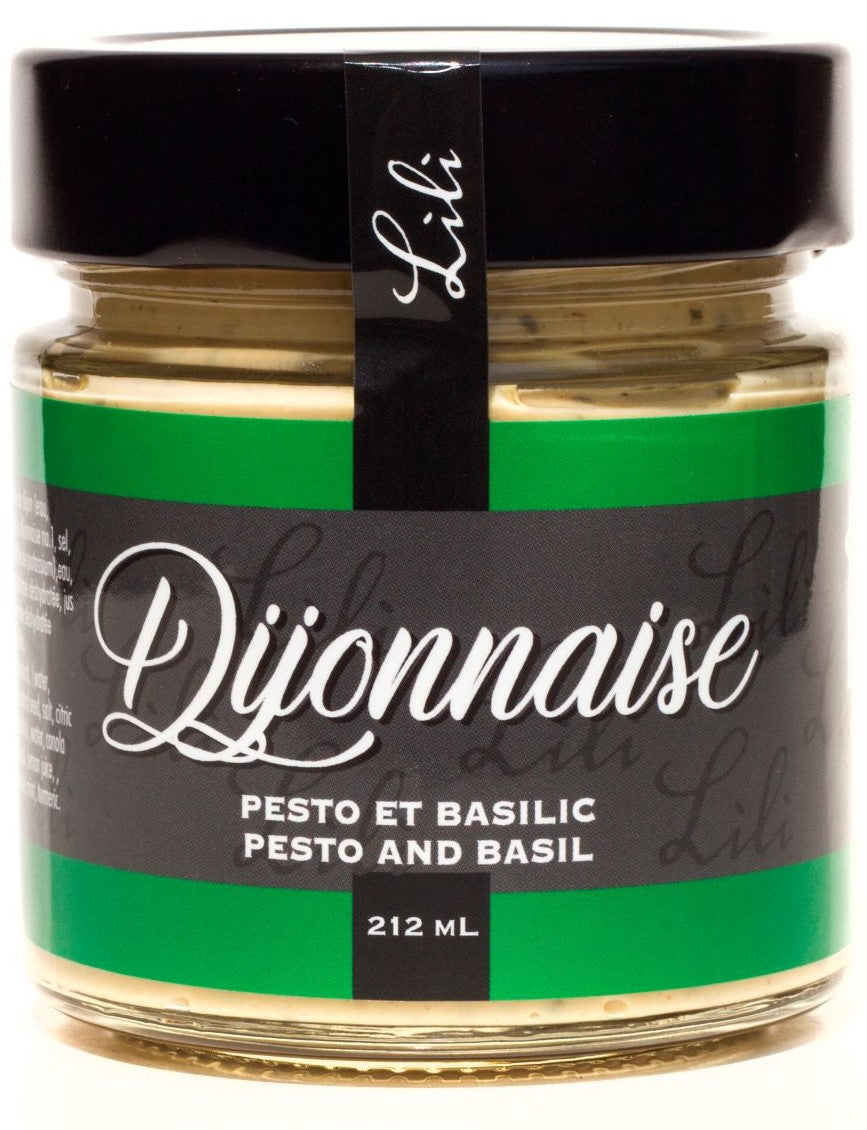 Dijonnaise au pesto et basilic