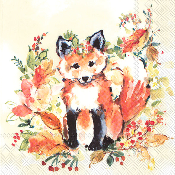 IHR : Lunch Napkin - SWEET FOX